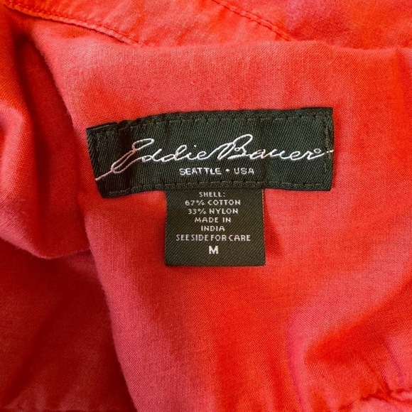 Eddie Bauer Coral Zip/ Button Jacket Size M - Picture 4 of 8